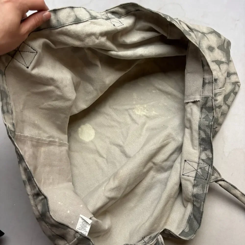 Alo Yoga Tie Dye Oversized Cotton Canvas Large Tote Bag